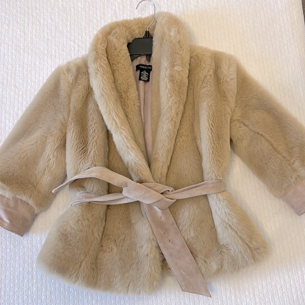 Faux fur jacket